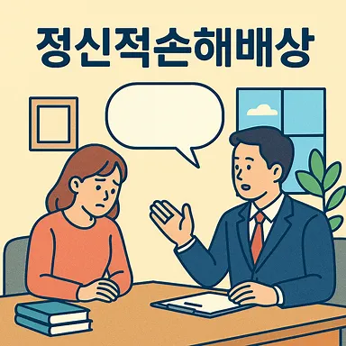 목포변호사사무실, 정신적손해배상